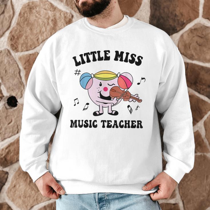 Little Miss Music Teacher Music Teacher Team Men Graphic Sweatshirt, novelty gifts, funny gifts