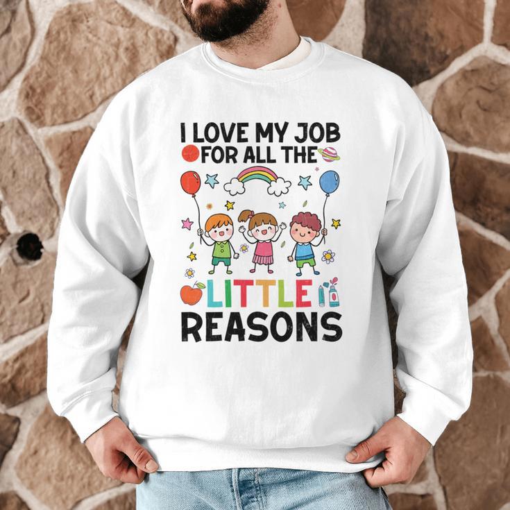 Love Job For Little Reasons Daycare Teacher Graphic Men Graphic Sweatshirt, novelty gifts, funny gifts Love Job For Little Reasons Daycare Teacher Graphic Men Graphic Sweatshirt, novelty gifts, funny gifts
