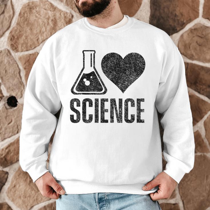 I Love Science Lover Teacher Scientist Sciences Men Graphic Sweatshirt, novelty gifts, funny gifts