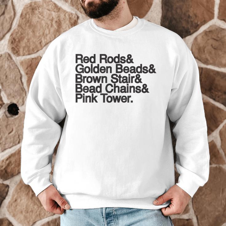 Montessori Helvetica Education Teacher Men Graphic Sweatshirt, novelty gifts, funny gifts