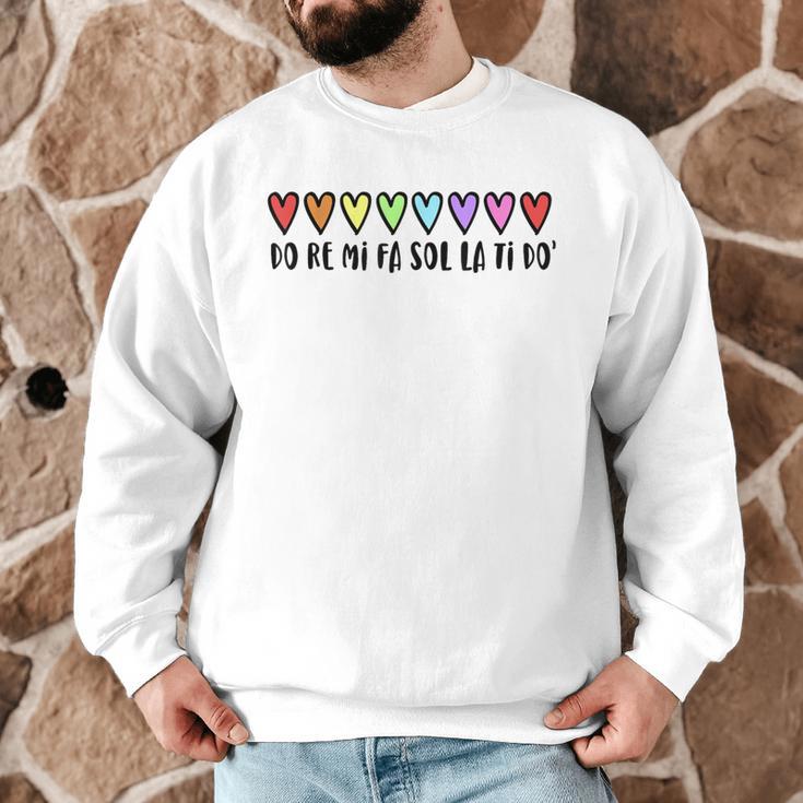 Music Teacher Hearts Music Teaching Men Graphic Sweatshirt, novelty gifts, funny gifts