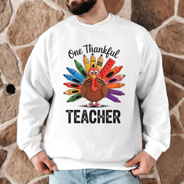 One Thankful Teacher Thanksgiving TurkeyCute Pencil Men Graphic Sweatshirt, novelty gifts, funny gifts One Thankful Teacher Thanksgiving TurkeyCute Pencil Men Graphic Sweatshirt, novelty gifts, funny gifts