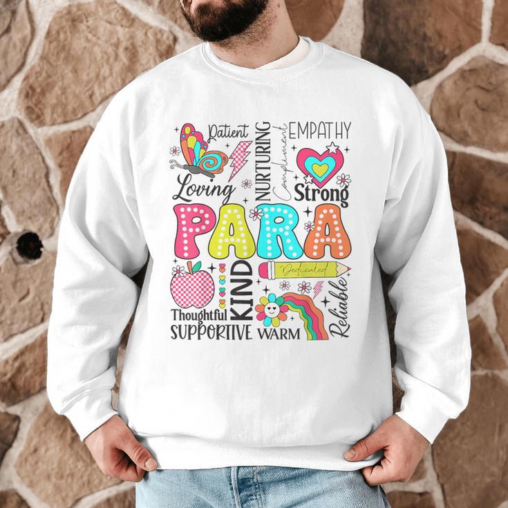 Para Paraprofessional Paraeducator Teacher Back To School Men Graphic Sweatshirt, novelty gifts, funny gifts Para Paraprofessional Paraeducator Teacher Back To School Men Graphic Sweatshirt, novelty gifts, funny gifts