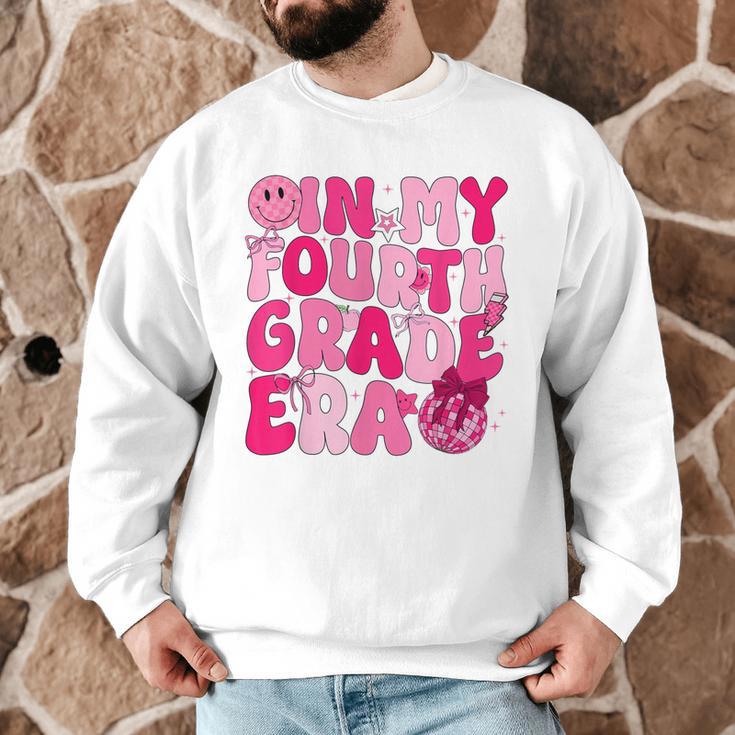 Pink Fourth Grade Era 4th Back To School Grade Teacher Men Graphic Sweatshirt, novelty gifts, funny gifts
