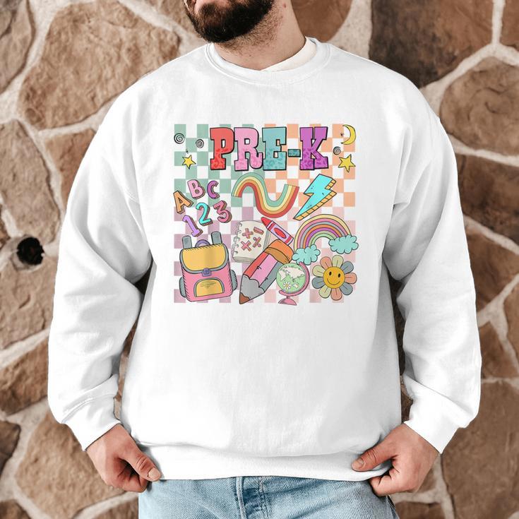 Pre K Back To School Teacher Student Men Women Kids Men Graphic Sweatshirt, novelty gifts, funny gifts