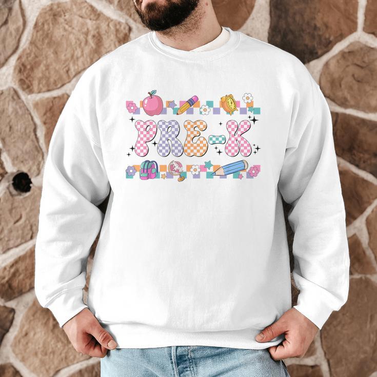 Pre-K Back To School Teachers Kids 1st Day Of School Men Graphic Sweatshirt, novelty gifts, funny gifts Pre-K Back To School Teachers Kids 1st Day Of School Men Graphic Sweatshirt, novelty gifts, funny gifts