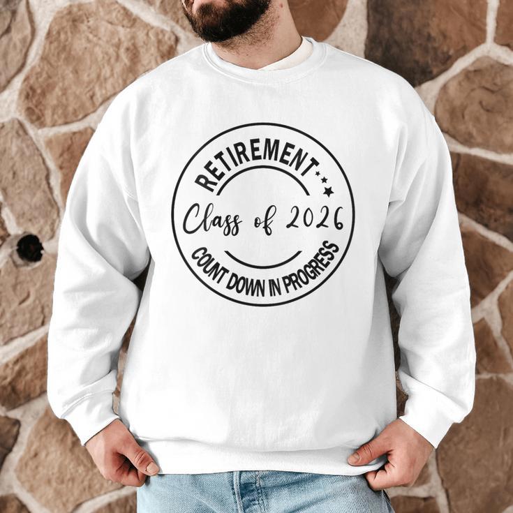 Retirement Class Of 2026 Count Down Progress Retired Teacher Men Graphic Sweatshirt, novelty gifts, funny gifts