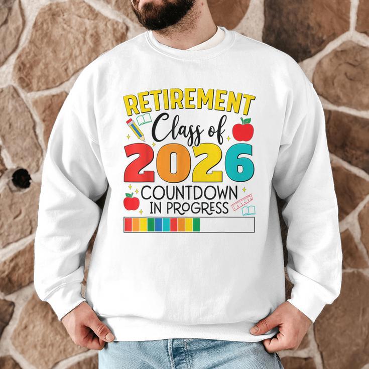 Retirement Class Of 2026 Countdown In Progress Teacher Men Graphic Sweatshirt, novelty gifts, funny gifts