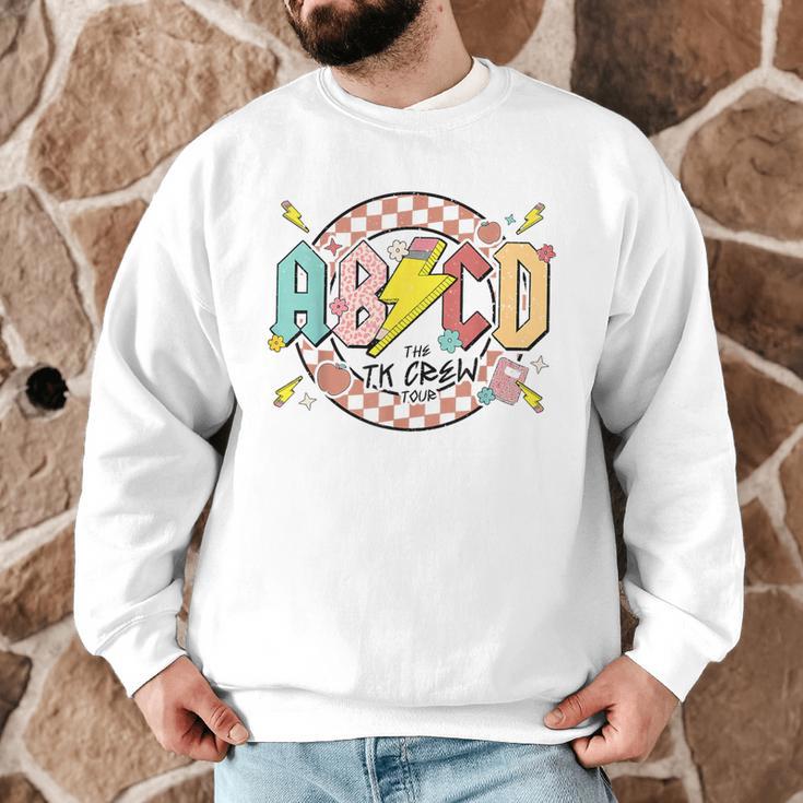 Retro ABCD Transitional Kindergarten Teacher Tour TK Teacher Men Graphic Sweatshirt, novelty gifts, funny gifts