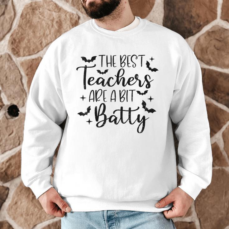 Retro The Best Teachers Are A Bit Batty Halloween Teacher Men Graphic Sweatshirt, novelty gifts, funny gifts Retro The Best Teachers Are A Bit Batty Halloween Teacher Men Graphic Sweatshirt, novelty gifts, funny gifts
