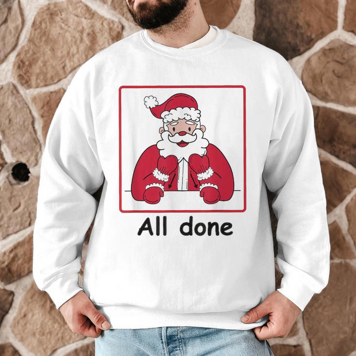 Retro All Done Christmas Special Ed Teacher Team Santa Women Men Graphic Sweatshirt, novelty gifts, funny gifts Retro All Done Christmas Special Ed Teacher Team Santa Women Men Graphic Sweatshirt, novelty gifts, funny gifts