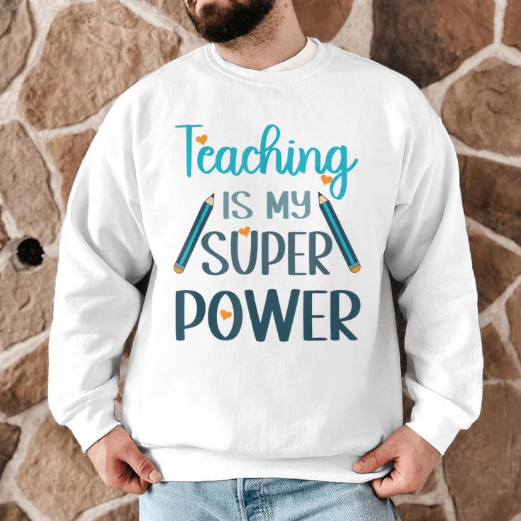Retro Groovy Teaching Is My Super Power Teacher's Present Men Women Men Graphic Sweatshirt, novelty gifts, funny gifts Retro Groovy Teaching Is My Super Power Teacher's Present Men Women Men Graphic Sweatshirt, novelty gifts, funny gifts