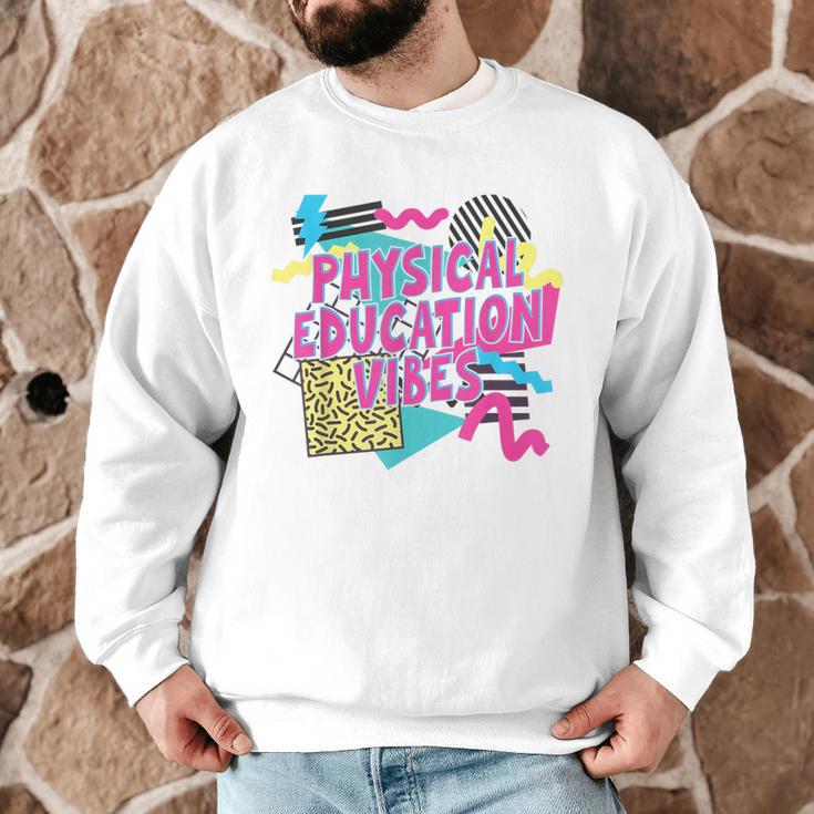 Retro Physical Education Vibes Gym Teacher Phys Ed Teacher Men Graphic Sweatshirt, novelty gifts, funny gifts Retro Physical Education Vibes Gym Teacher Phys Ed Teacher Men Graphic Sweatshirt, novelty gifts, funny gifts