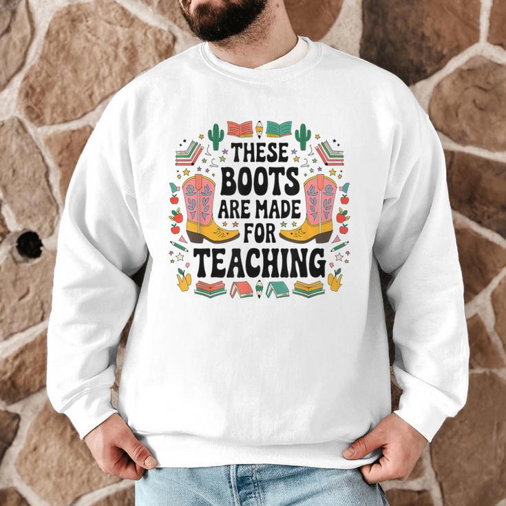 These Boots Are Made Teaching Western Cowboy Teacher Men Graphic Sweatshirt, novelty gifts, funny gifts These Boots Are Made Teaching Western Cowboy Teacher Men Graphic Sweatshirt, novelty gifts, funny gifts