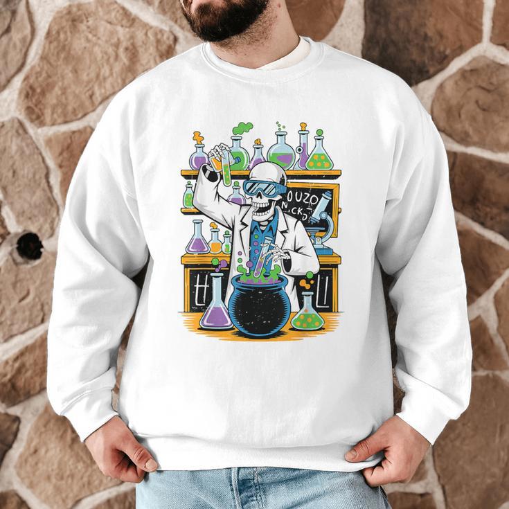 Skeleton Mad Scientist Halloween Costume Science Teacher Men Graphic Sweatshirt, novelty gifts, funny gifts Skeleton Mad Scientist Halloween Costume Science Teacher Men Graphic Sweatshirt, novelty gifts, funny gifts