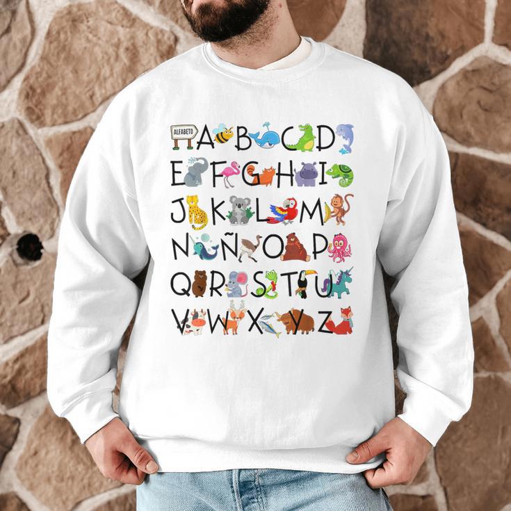 SPANISH ALPHABET MAESTRA SPANISH TEACHER Men Graphic Sweatshirt, novelty gifts, funny gifts SPANISH ALPHABET MAESTRA SPANISH TEACHER Men Graphic Sweatshirt, novelty gifts, funny gifts