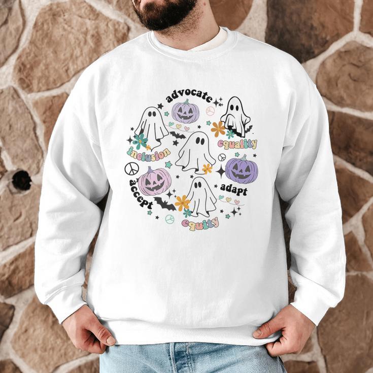 Special Education Teacher Halloween Pumpkin Ghost Inclusion Men Graphic Sweatshirt, novelty gifts, funny gifts Special Education Teacher Halloween Pumpkin Ghost Inclusion Men Graphic Sweatshirt, novelty gifts, funny gifts