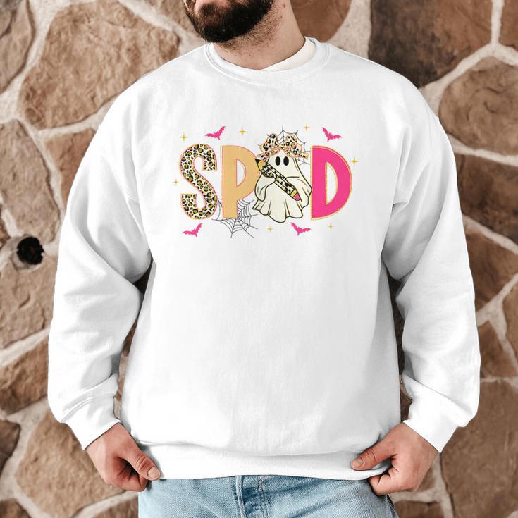 Sped Teacher Halloween Ghost Special Education Preppy Fall Men Graphic Sweatshirt, novelty gifts, funny gifts Sped Teacher Halloween Ghost Special Education Preppy Fall Men Graphic Sweatshirt, novelty gifts, funny gifts