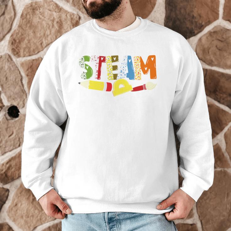 Steam Teacher Science Tech Engineering Arts Maker Men Graphic Sweatshirt, novelty gifts, funny gifts