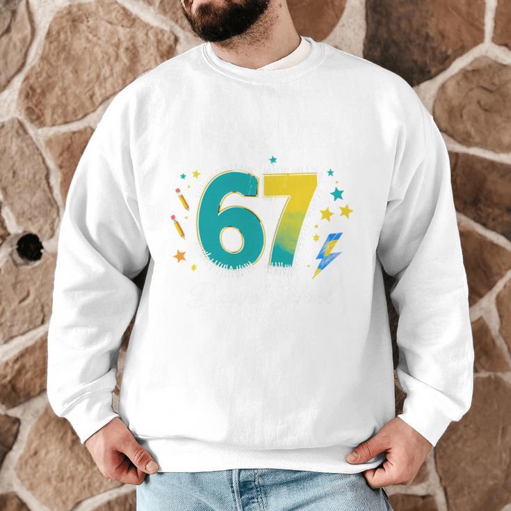 I Survived 67 Days Of School Teachers Students Meme Men Graphic Sweatshirt, novelty gifts, funny gifts I Survived 67 Days Of School Teachers Students Meme Men Graphic Sweatshirt, novelty gifts, funny gifts