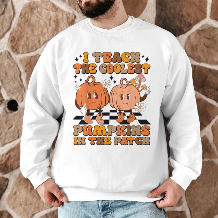 I Teach The Coolest Pumpkins In The Patch Teacher Halloween Men Graphic Sweatshirt, novelty gifts, funny gifts I Teach The Coolest Pumpkins In The Patch Teacher Halloween Men Graphic Sweatshirt, novelty gifts, funny gifts