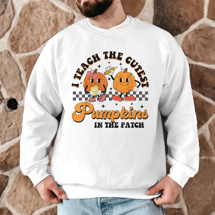 I Teach The Cutest Pumpkins In The Patch Halloween Teacher For Men Women Kids Men Graphic Sweatshirt, novelty gifts, funny gifts I Teach The Cutest Pumpkins In The Patch Halloween Teacher For Men Women Kids Men Graphic Sweatshirt, novelty gifts, funny gifts
