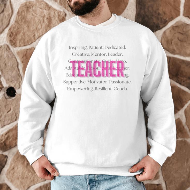 TEACH Inspirational Teacher Comfortable & Stylish T-Shirt Men Graphic Sweatshirt, novelty gifts, funny gifts