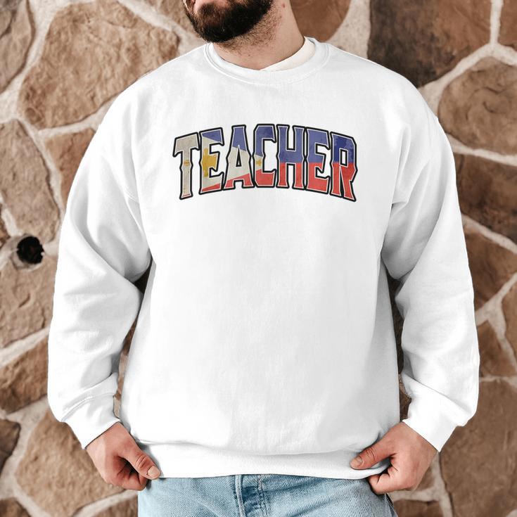 Teacher Filipino Vintage Heritage DNA Flag Men Graphic Sweatshirt, novelty gifts, funny gifts Teacher Filipino Vintage Heritage DNA Flag Men Graphic Sweatshirt, novelty gifts, funny gifts