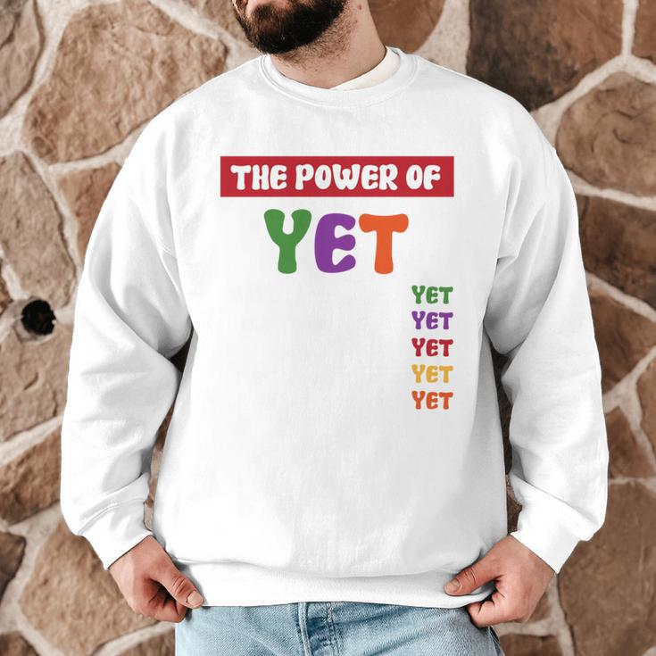 Teacher Growth Mindset Power Of Yet Men Graphic Sweatshirt, novelty gifts, funny gifts Teacher Growth Mindset Power Of Yet Men Graphic Sweatshirt, novelty gifts, funny gifts