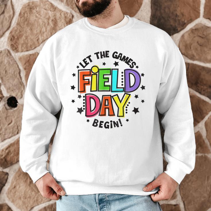 Teacher Student Field Day Let The Games Begin Field Day Men Graphic Sweatshirt, novelty gifts, funny gifts Teacher Student Field Day Let The Games Begin Field Day Men Graphic Sweatshirt, novelty gifts, funny gifts