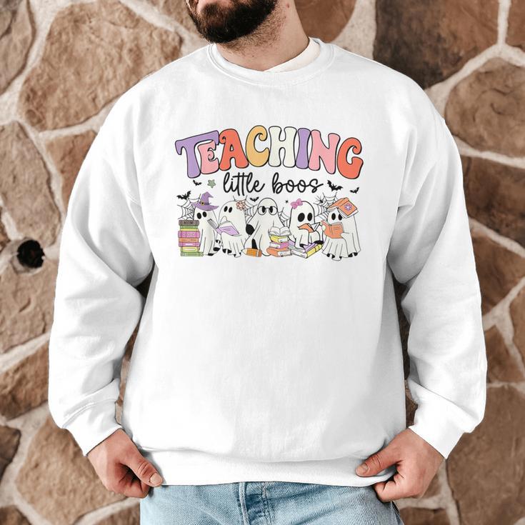 Teaching My Little Boos Teacher Ghost Teacher Halloween For Men Women Kids Men Graphic Sweatshirt, novelty gifts, funny gifts Teaching My Little Boos Teacher Ghost Teacher Halloween For Men Women Kids Men Graphic Sweatshirt, novelty gifts, funny gifts