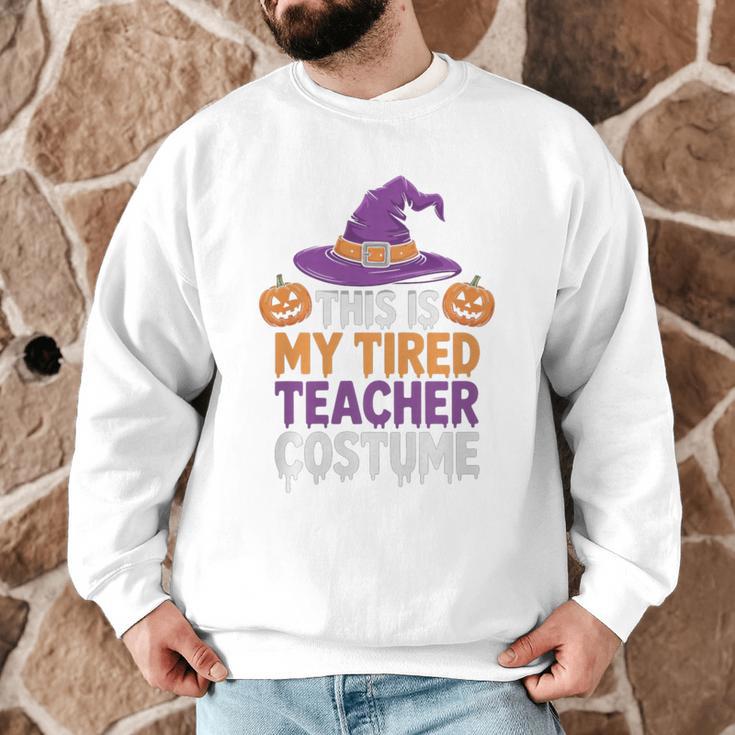This Is My Tired Teacher Costume Halloween Premium Tri-Blend Men Graphic Sweatshirt, novelty gifts, funny gifts This Is My Tired Teacher Costume Halloween Premium Tri-Blend Men Graphic Sweatshirt, novelty gifts, funny gifts