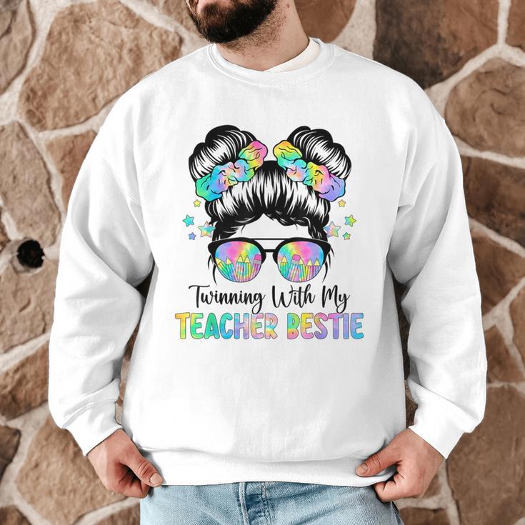 Twin Day Friends Teacher Twinning With My Bestie Men Graphic Sweatshirt, novelty gifts, funny gifts Twin Day Friends Teacher Twinning With My Bestie Men Graphic Sweatshirt, novelty gifts, funny gifts