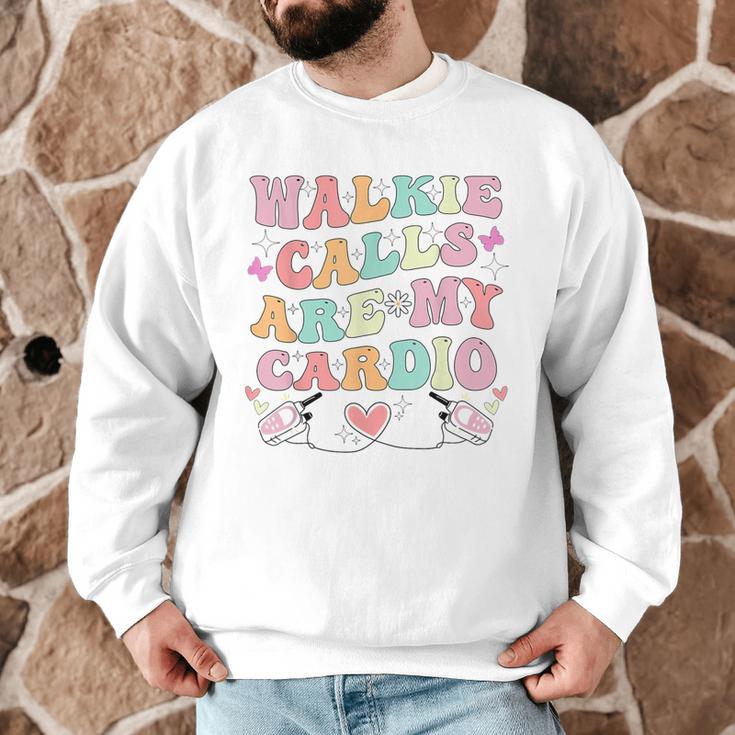 Walkie Calls Are My Cardio Special Education Teacher School Men Graphic Sweatshirt, novelty gifts, funny gifts Walkie Calls Are My Cardio Special Education Teacher School Men Graphic Sweatshirt, novelty gifts, funny gifts