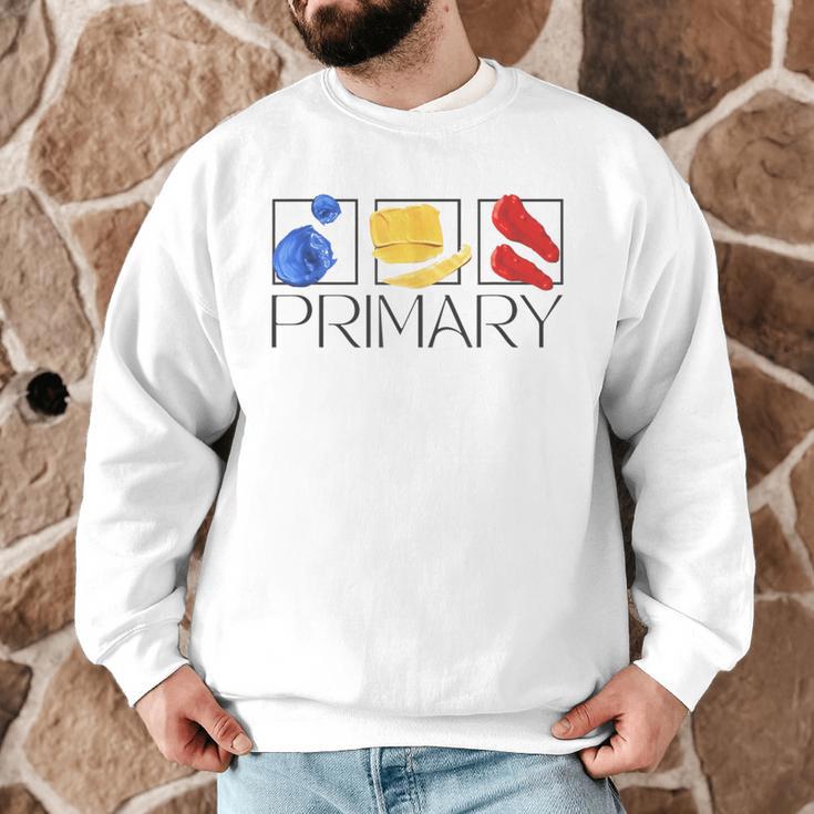 Women Art Teacher Back To School Artist Primary Color Theory Men Graphic Sweatshirt, novelty gifts, funny gifts