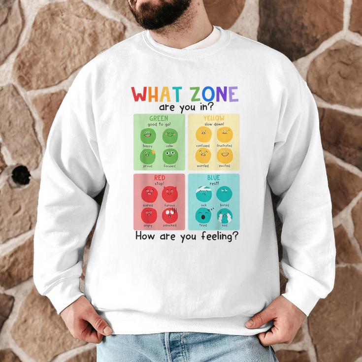 What Zone Are You In How Are You Feeling Teacher Men Graphic Sweatshirt, novelty gifts, funny gifts What Zone Are You In How Are You Feeling Teacher Men Graphic Sweatshirt, novelty gifts, funny gifts