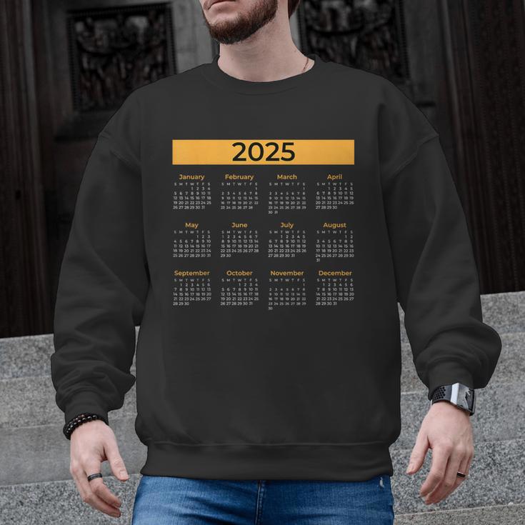 2025 Calendar For Planners Teachers Offices Months Men Graphic Sweatshirt