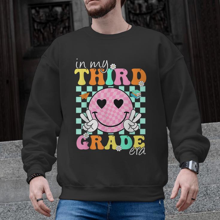 In My 3rd Grade Era Back To School Smile Face Teacher Kid Men Graphic Sweatshirt
