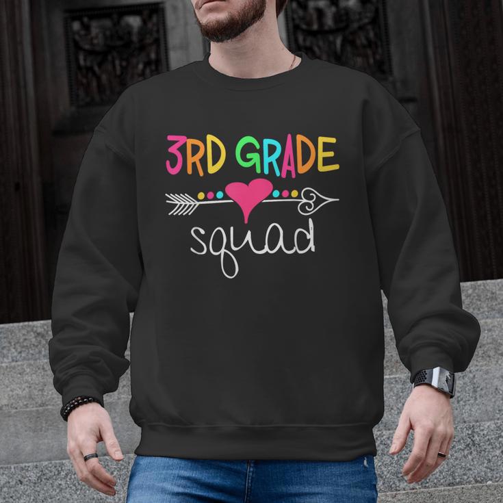 3rd Grade Squad Third Teacher Student Team Back To School Men Graphic Sweatshirt