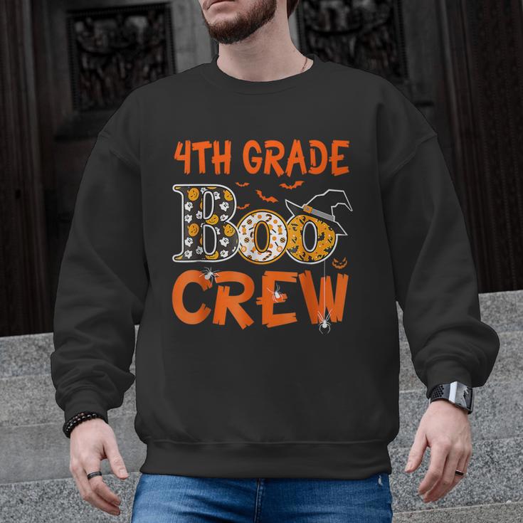 4th Grade Boo Crew Teacher Student Halloween Men Graphic Sweatshirt