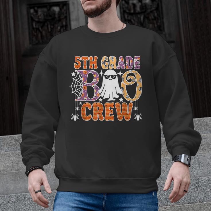 5th Grade Boo Crew Halloween Teachers Students Men Graphic Sweatshirt