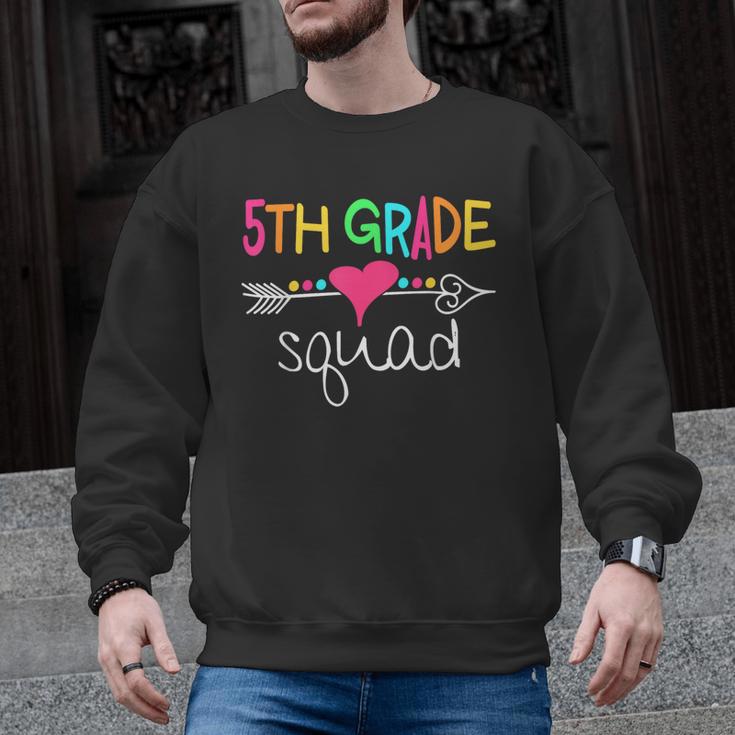 5th Grade Squad Fifth Teacher Student Team Back To School Men Graphic Sweatshirt