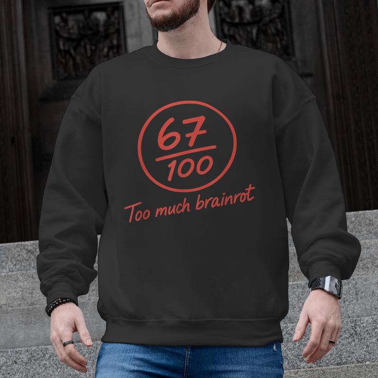 6 7 Brainrot Elementary Teacher Meme 67 Six Seven Men Graphic Sweatshirt