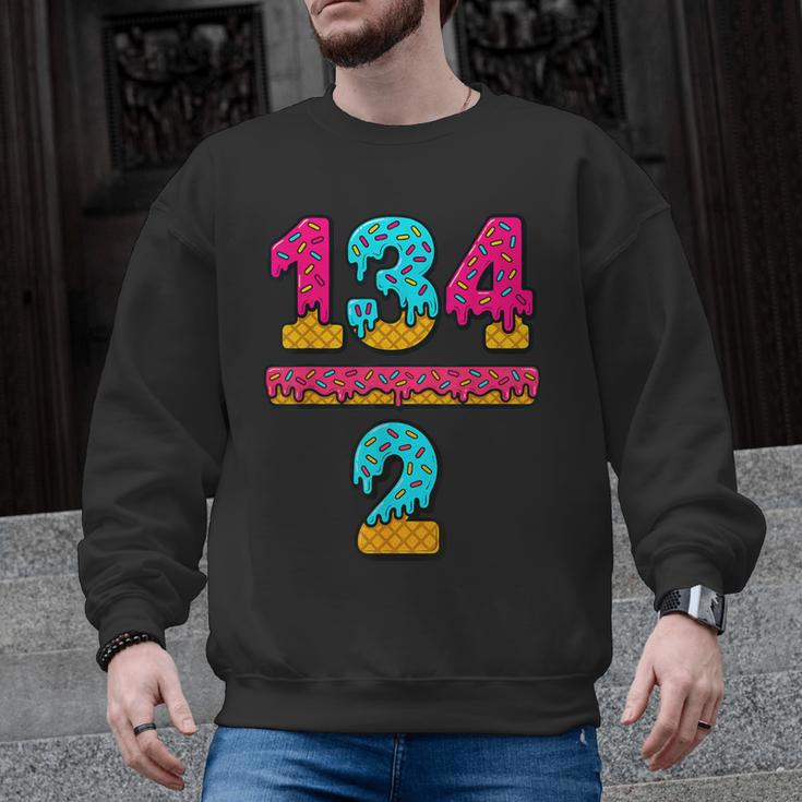 67 Ice Cream Drip Meme Division Math Teacher Gen Alpha Slang Men Graphic Sweatshirt