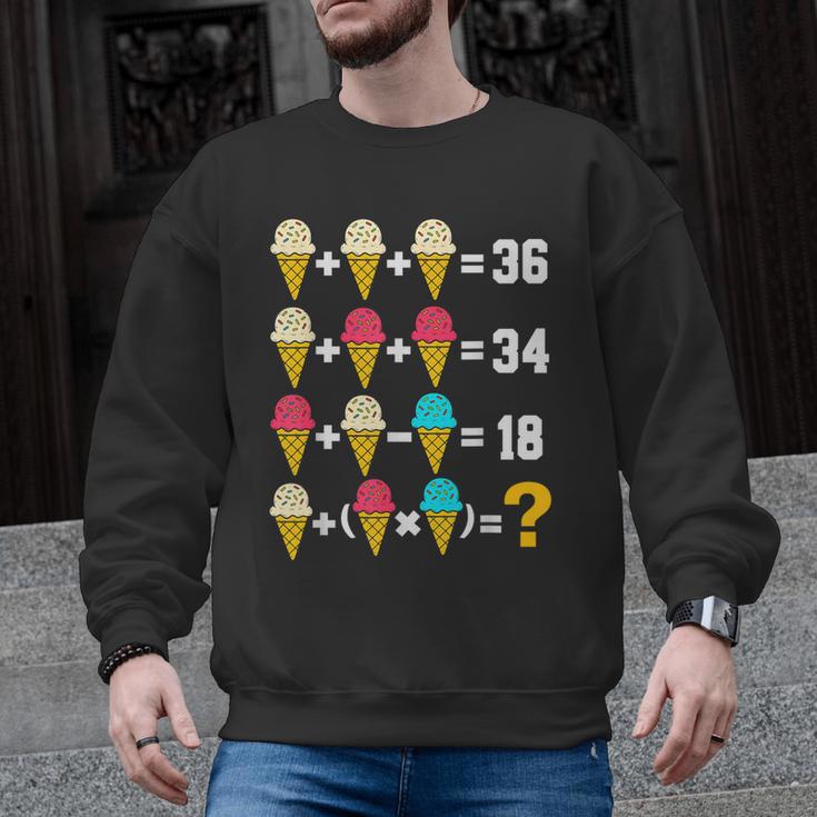 67 Ice Cream Drip Meme Order Of Operations Math Teacher Men Graphic Sweatshirt