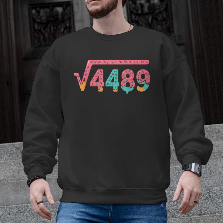 67 Ice Cream Drip Meme Square Root 4489 Slang Math Teacher Men Graphic Sweatshirt