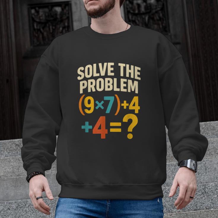 67 Meme Pemdas Elementary Math Teacher Brainrot Joke Men Graphic Sweatshirt