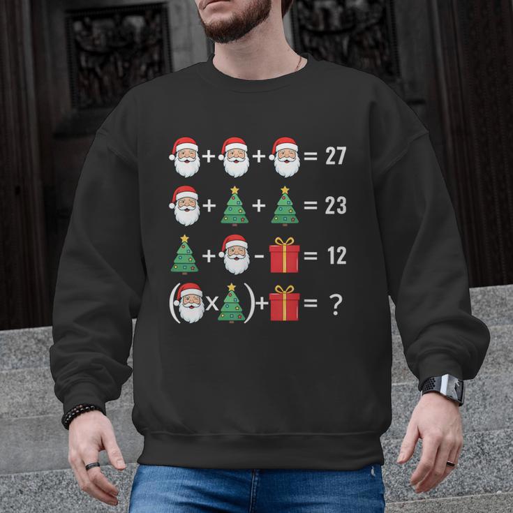 67 Santa Tree Math Teacher Christmas Xmas Humor Men Graphic Sweatshirt