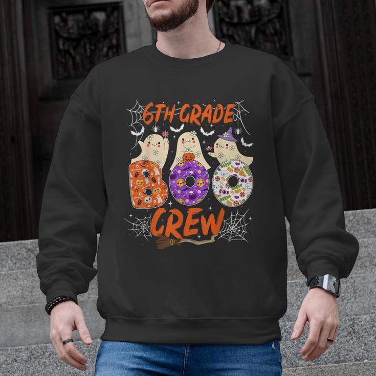 6th Grade Boo Crew Sixth Grade Halloween Teacher Kid Men Graphic Sweatshirt