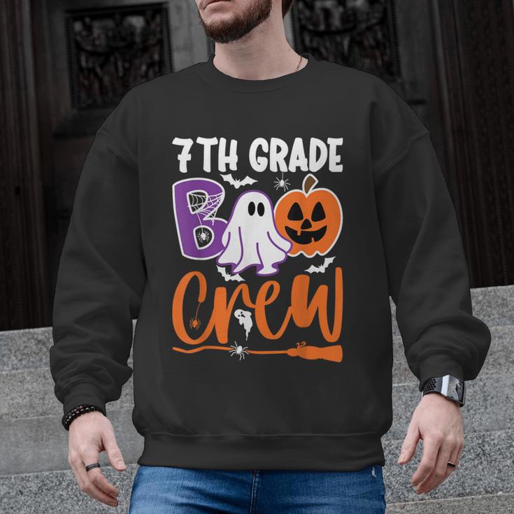 7th Grade Boo Crew Teacher Student Halloween Costume Men Graphic Sweatshirt